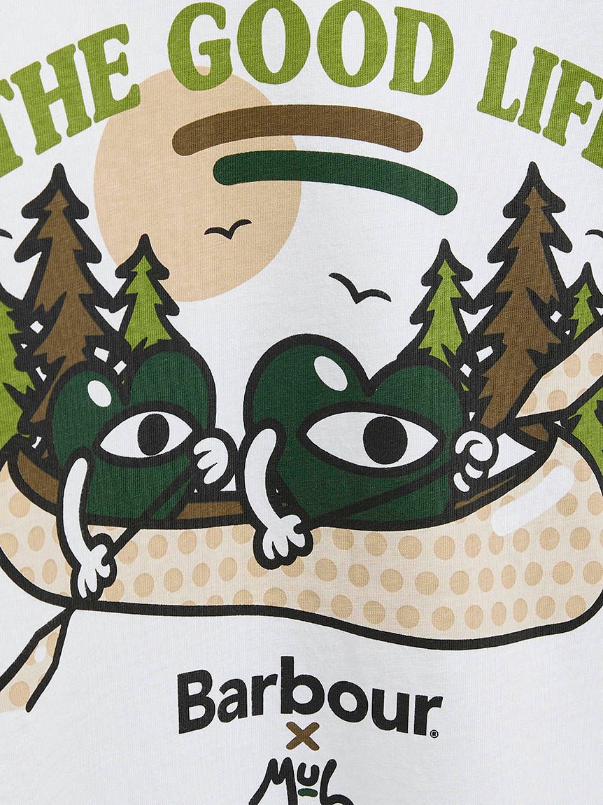 Barbour × Mul》Good LifeグラフィックTシャツ｜Tシャツ｜トップス