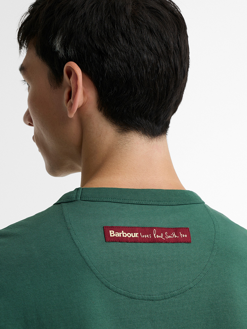 Barbour × Paul Smith》Key ポイント プリントTシャツ｜Tシャツ