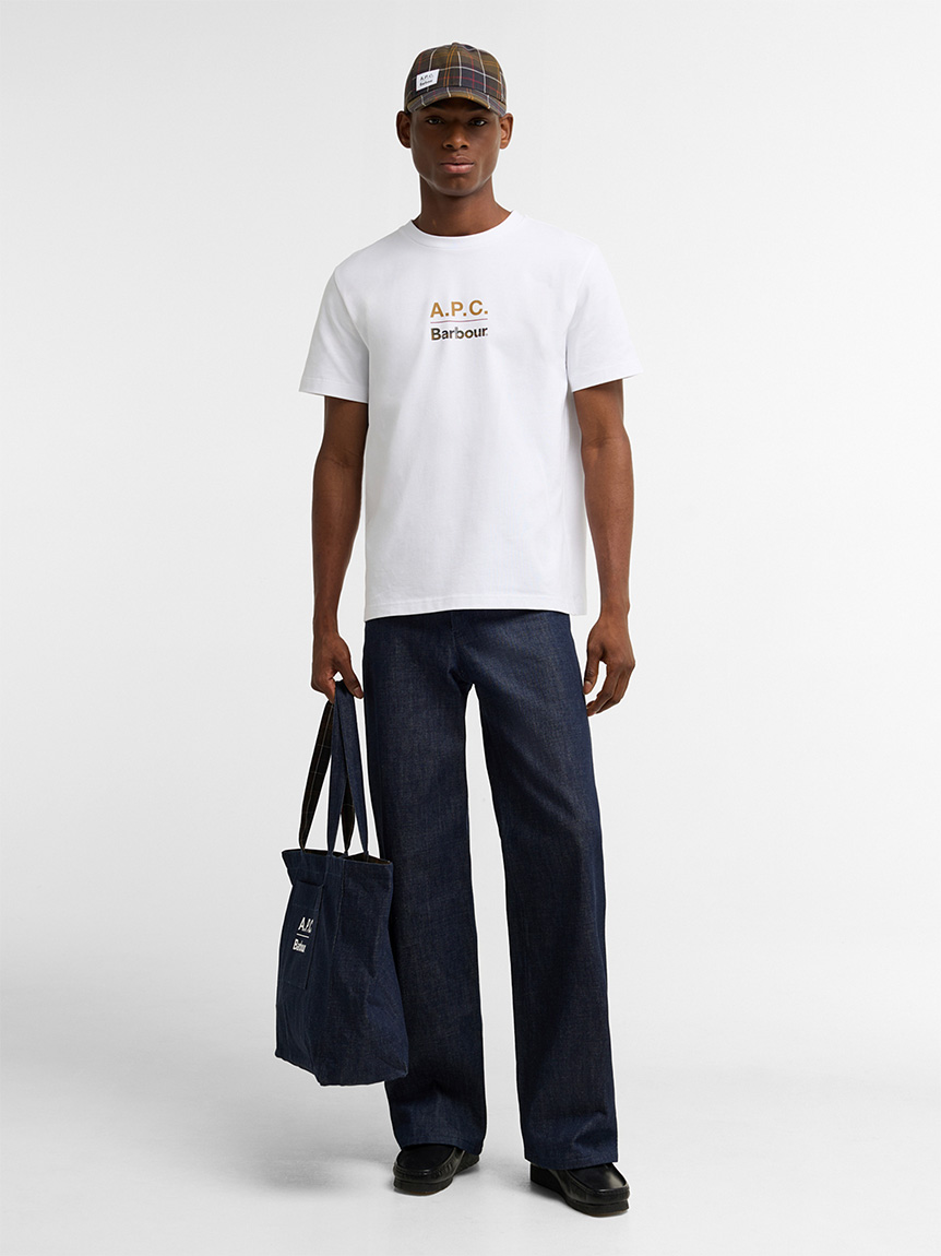 Barbour × A.P.C.》フロントロゴTシャツ｜Tシャツ｜トップス｜バブアー