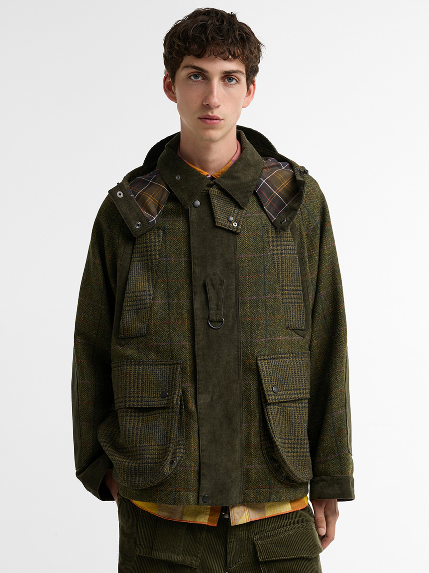 Barbour × norbit》ウール ジャケット｜ノンワックスジャケット