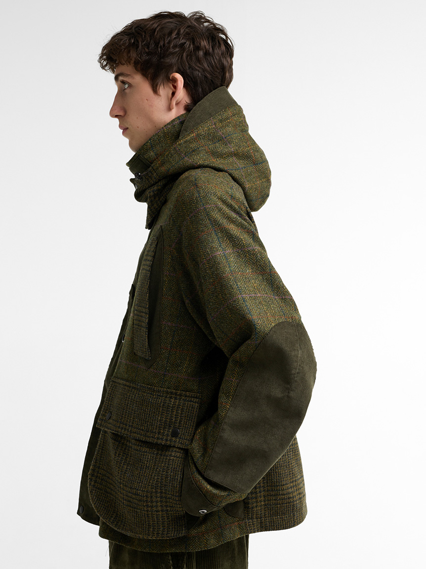Barbour × norbit》ウール ジャケット｜ノンワックスジャケット