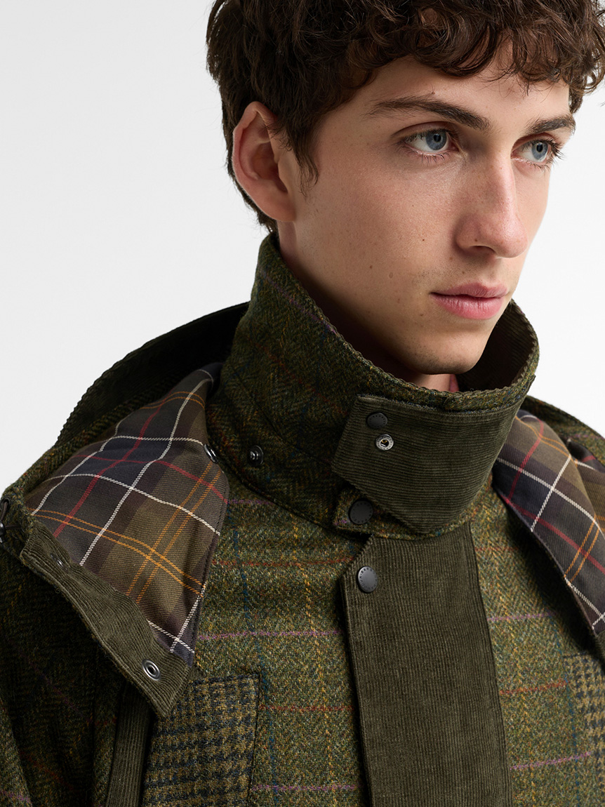 Barbour × norbit》ウール ジャケット｜ノンワックスジャケット