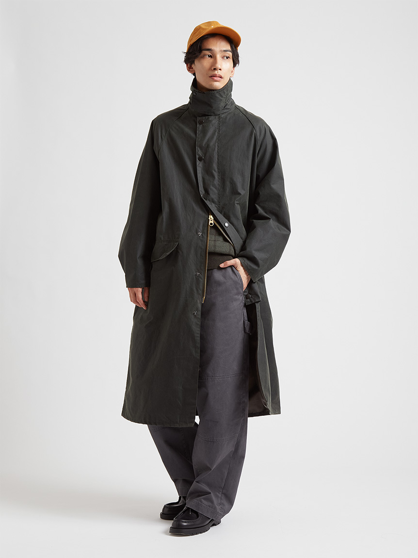 BURGHLEY / バーレー】ワックス コットン ロングジャケット