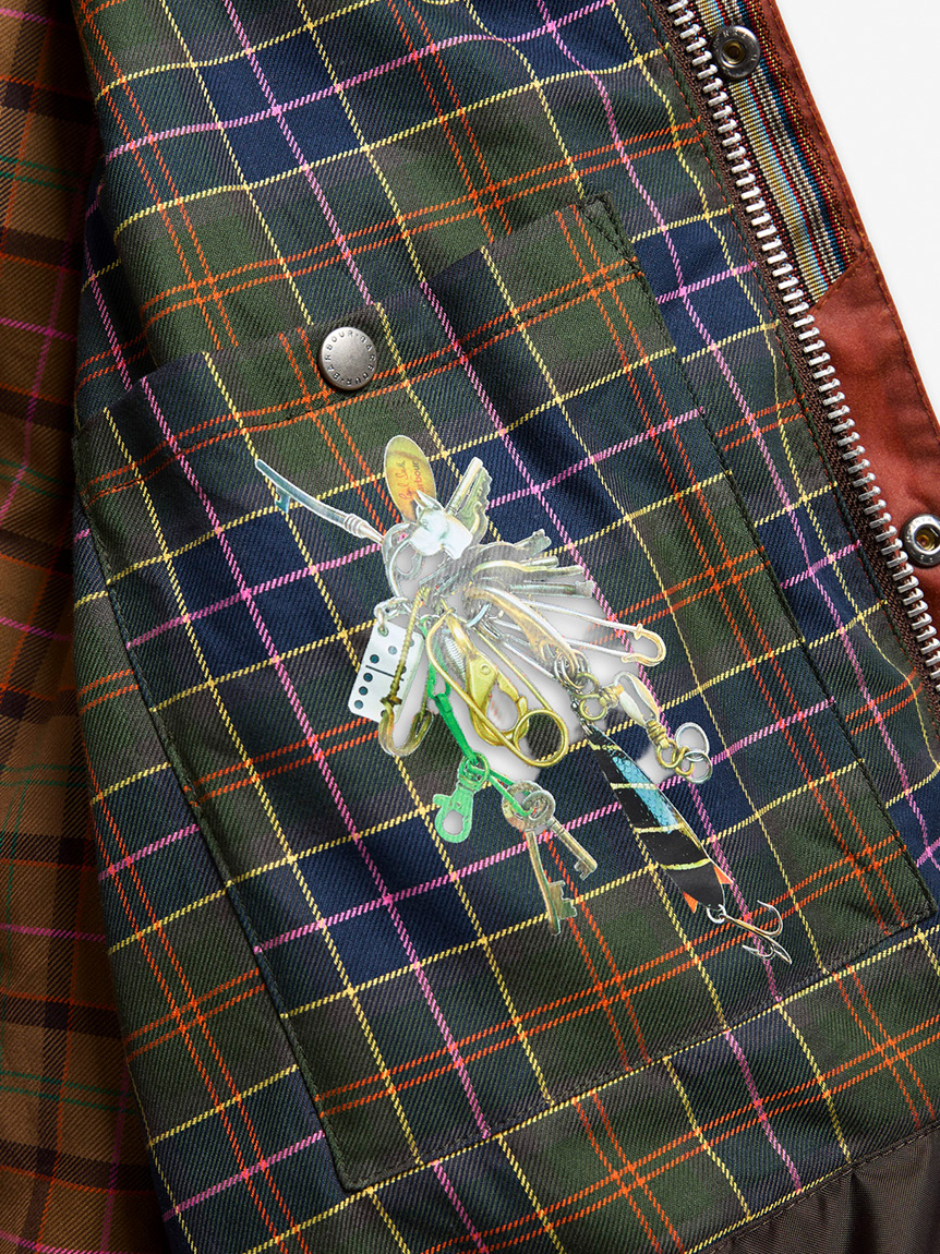 Barbour × Paul Smith》【TRANSPORT / トランスポート】Key ワックス