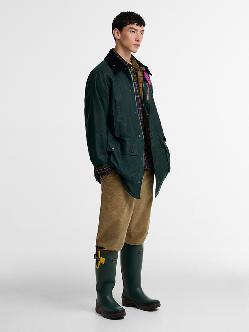 Barbour × Paul Smith》【GAMEFAIR / ゲームフェア】ワックス コットン