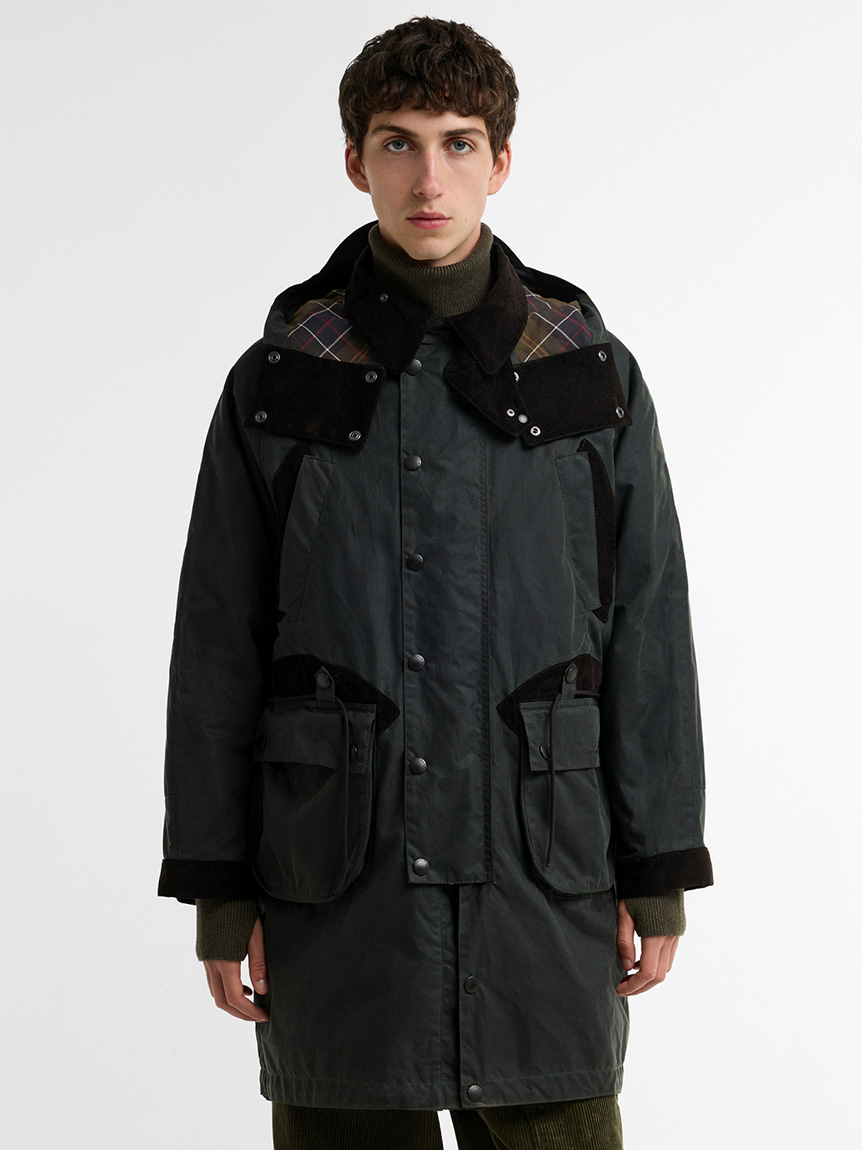 Barbour × norbit》ロングワックスジャケット｜ワックスジャケット