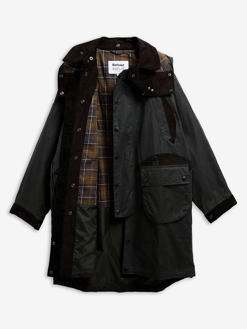 Barbour × norbit》ロングワックスジャケット｜ワックスジャケット