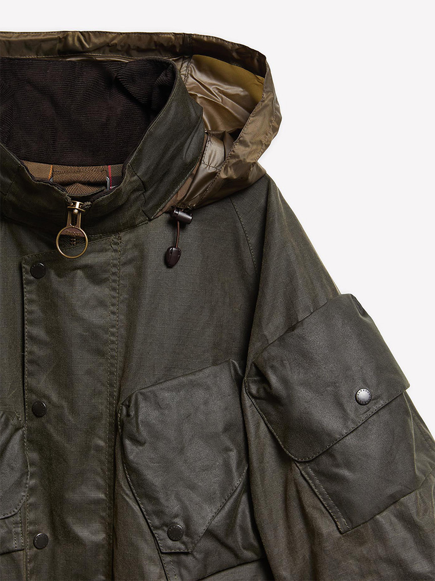 Barbour × norbit》リップストップ ワックスジャケット｜ワックス