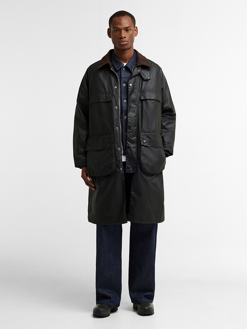 Barbour ビデイル Barbour × A.P.C.》【BEDALE / ビデイル】Sugarlumpロング ワックス