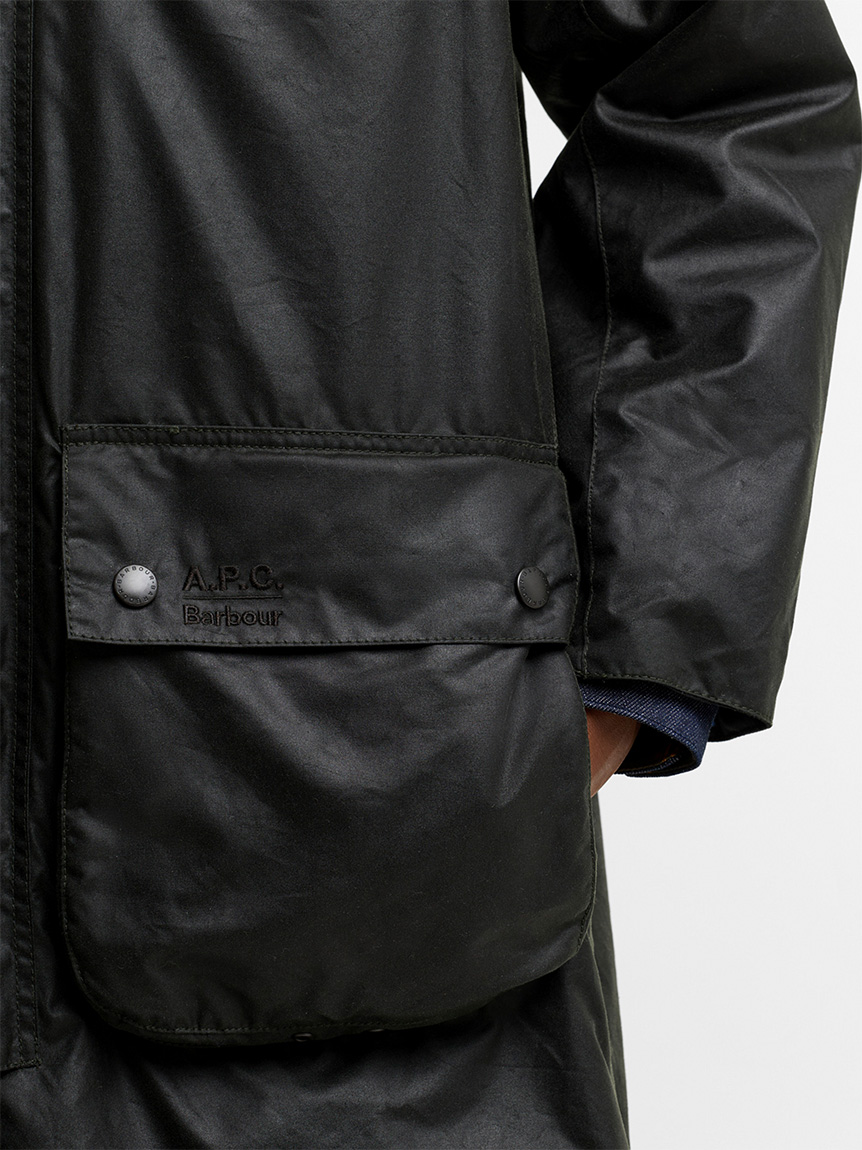 Barbour × A.P.C.》【BEDALE / ビデイル】Sugarlumpロング ワックス