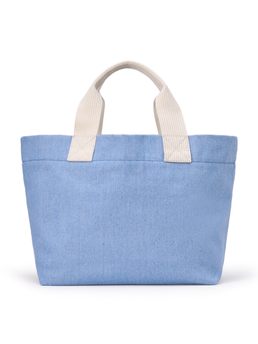 岡山店＆公式オンラインストア限定 デニムロゴトートバッグ｜バッグ