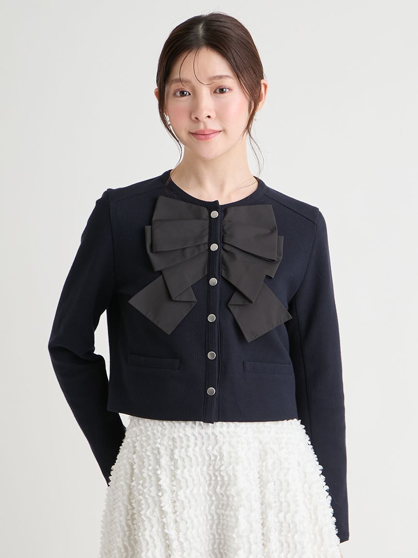 bebeod リボンデザイン　パールボタンジャケット STORY | コーディネイト詳細 | KOBUNSHA SELECT SHOP