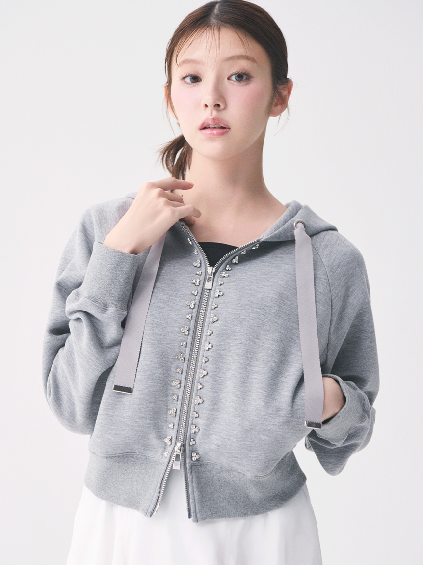 UVカット】フロントビシューフーディー(パーカー)｜TOPS（トップス