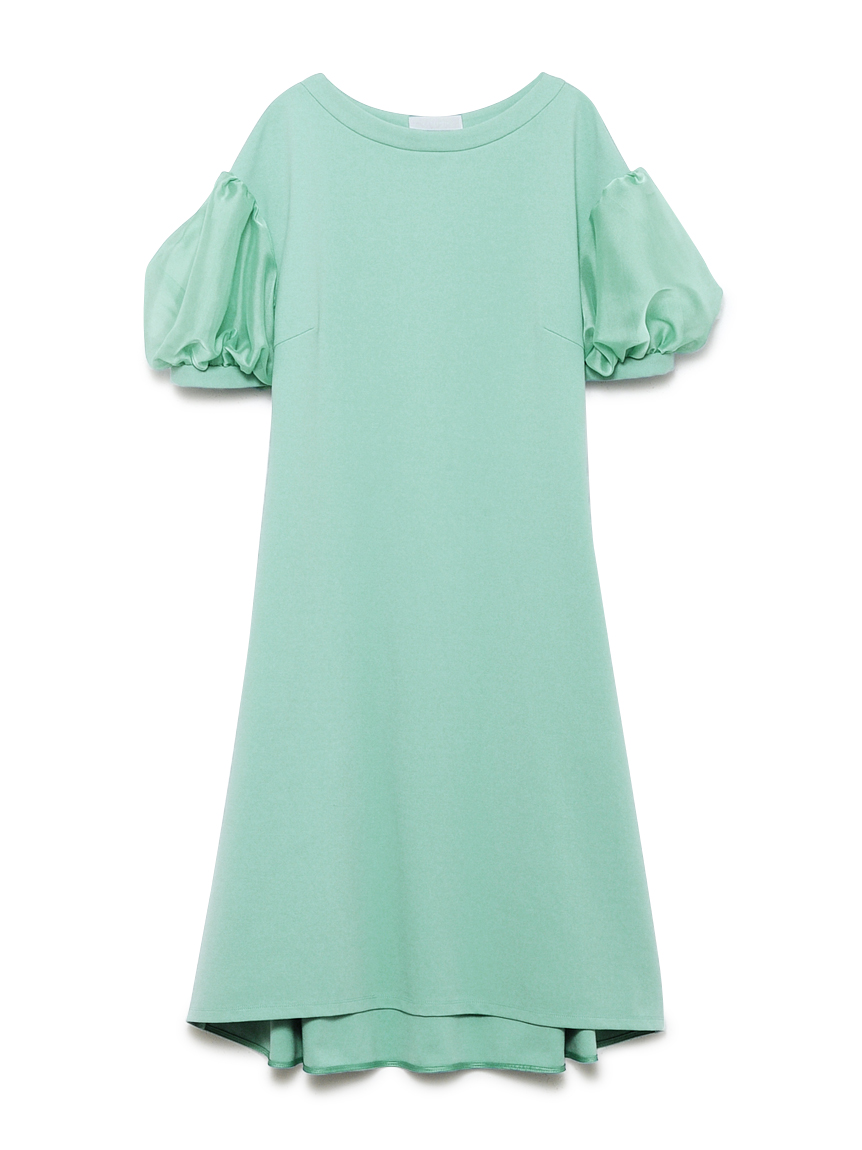 ふんわり袖シフォンのジャージー素材ワンピース カットワンピース Dress ドレス Celford セルフォード の通販サイト 公式