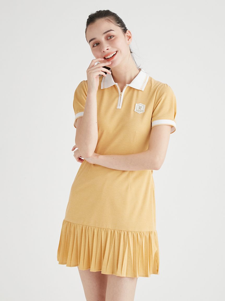 CELFORD ゴルフウェア ワンピース CELFORD｜【CELFORD GOLF】ストレッチレース袖フレアワンピース