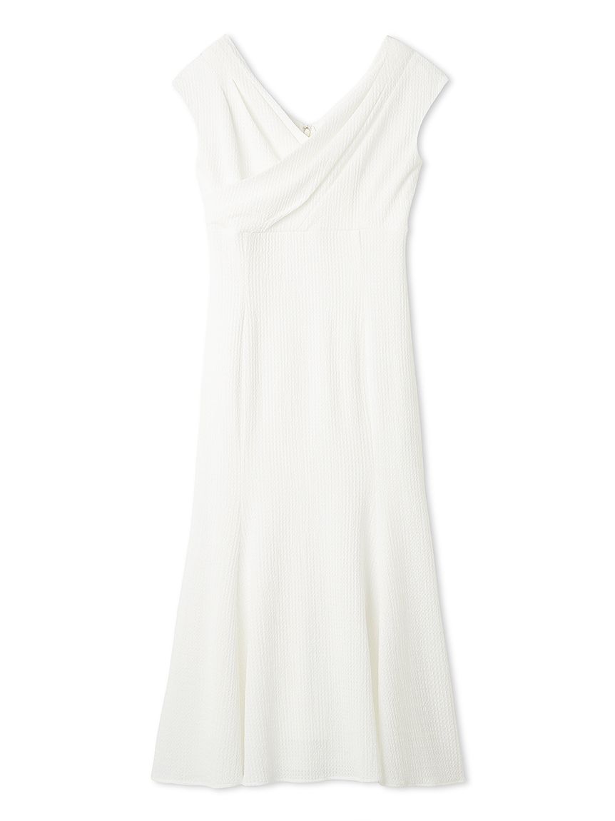 ストレッチカシュクールワンピース(デイリーワンピース)｜DRESS