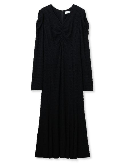 最終価格新品未使用　CELFORD 黒ワンピース　size38 ブラックフォーマルペプラムタイトワンピース(フォーマル