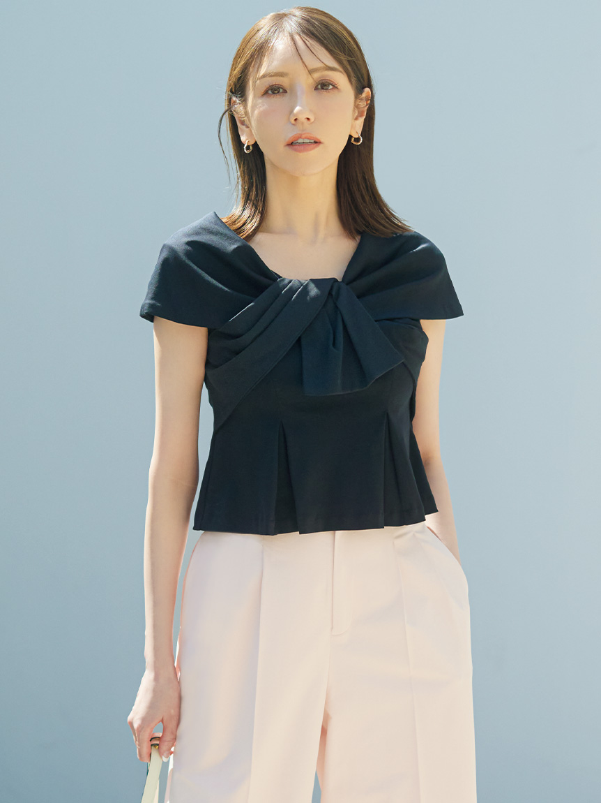 リボンモチーフカットソー(カットソー)｜TOPS（トップス）｜CELFORD