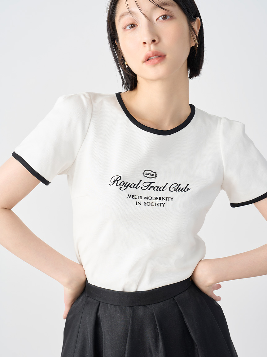 フロントロゴリンガーTシャツ(カットソー)｜TOPS（トップス）｜CELFORD