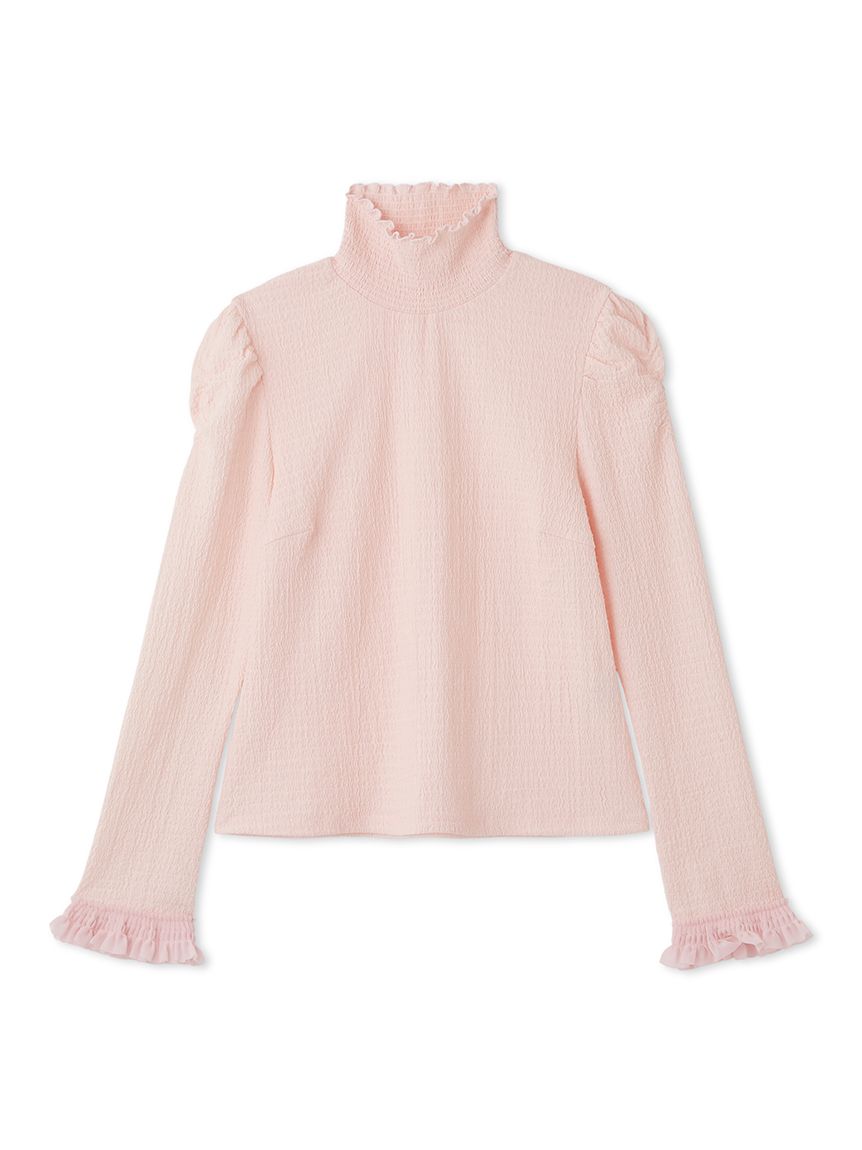 シャーリングカットソートップス(カットソー)｜TOPS（トップス