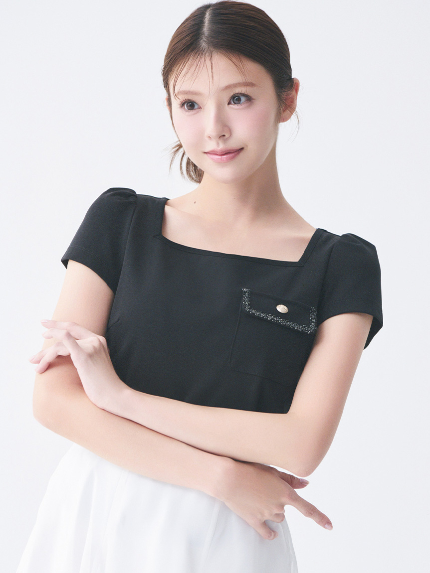 tar様ご専用‼︎‼︎           セルフォード カットソー 洗える】トリムポケットTシャツ(カットソー)｜TOPS（トップス