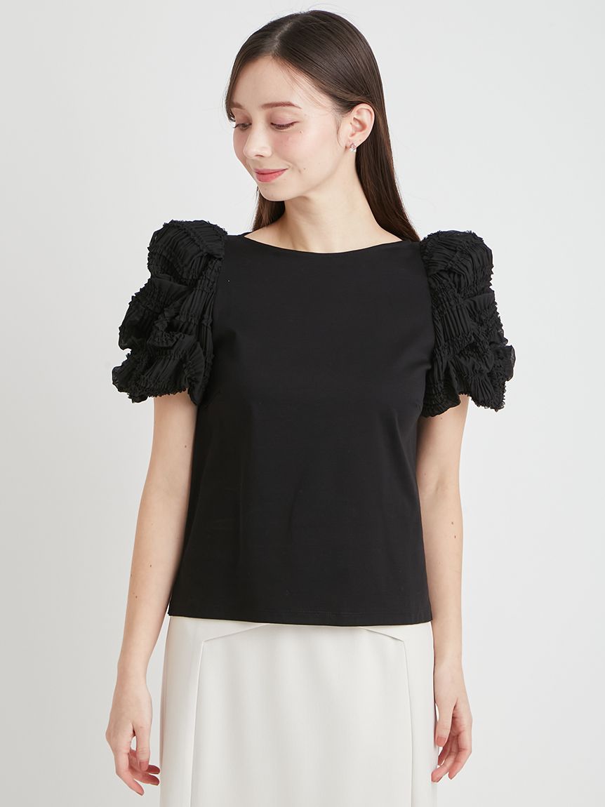 限定値下✨新品✨セルフォード　ブロックチェックチュールブラウス　バルーン袖 ブラウス・シャツ｜CELFORD（セルフォード）の通販サイト【公式】