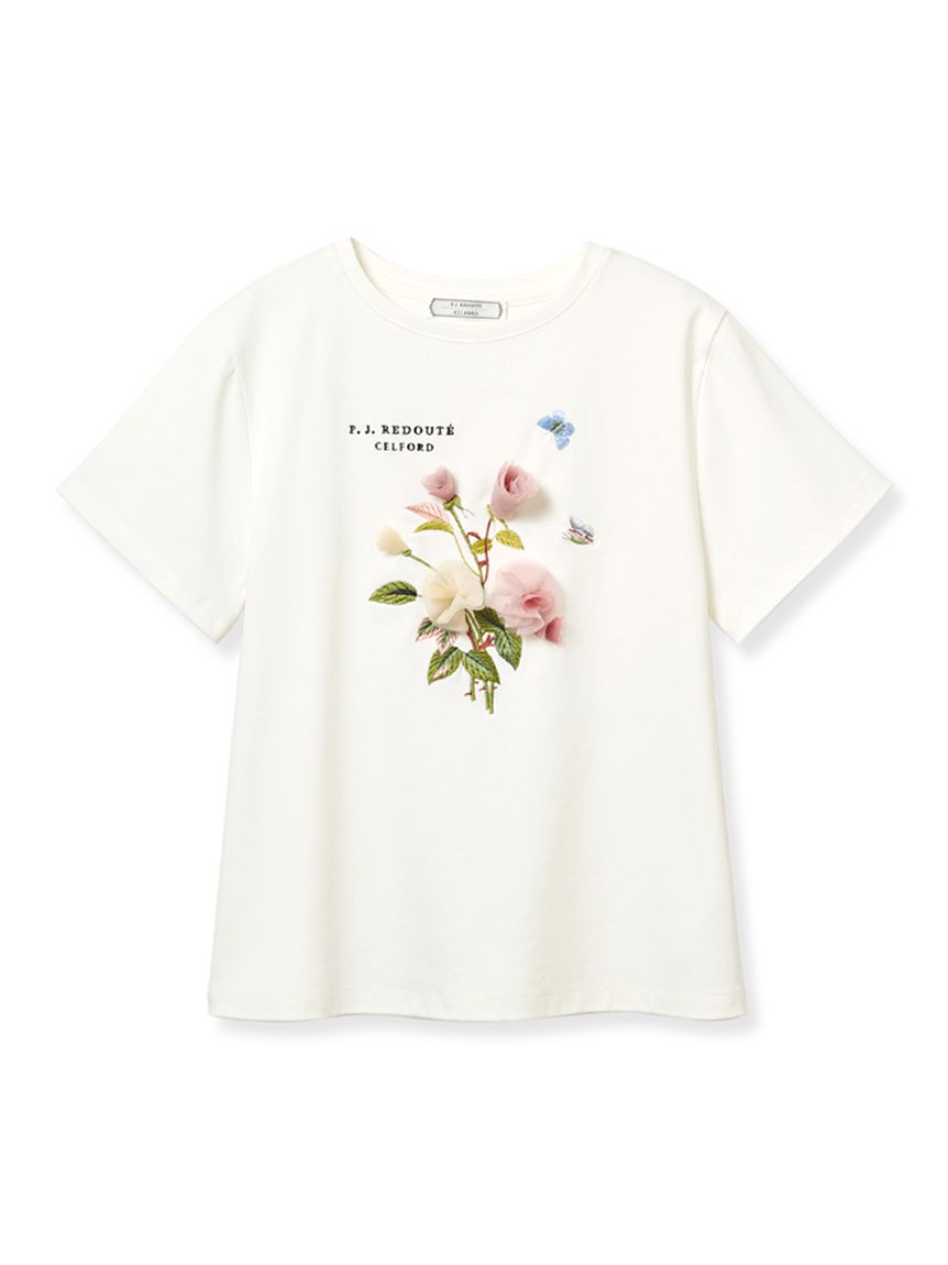 トトロ❤️チェスティ♡フラワーボーダートップス HOLIDAY（ホリデイ）の「FLOWER BORDER TOPS フラワーボーダートップス