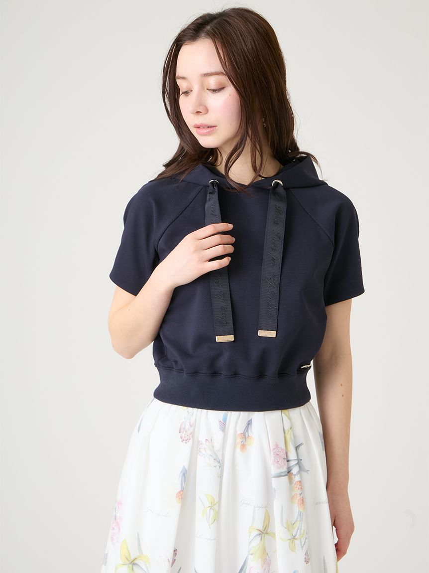 CELFORD×P.J. REDOUTEコラボ】フーデッドプルオーバー(ニットプル