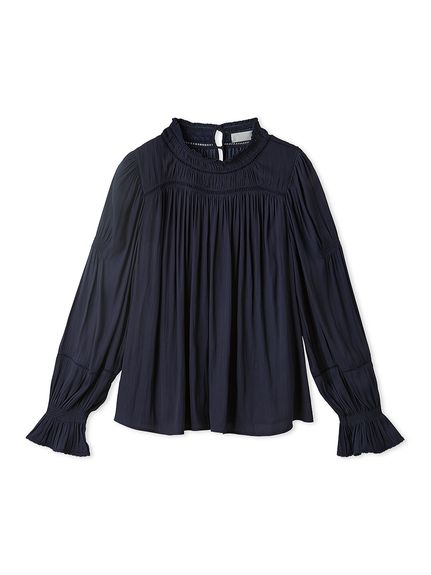 レースインサートブラウス(ブラウス・シャツ)｜TOPS（トップス