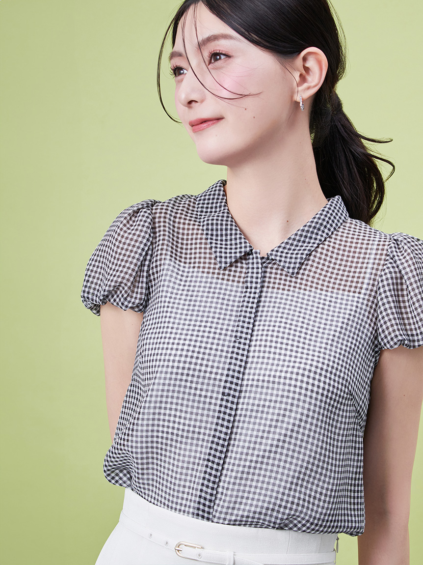 CELFORD♡衿付きパフスリーブブラウス雑誌掲載商品