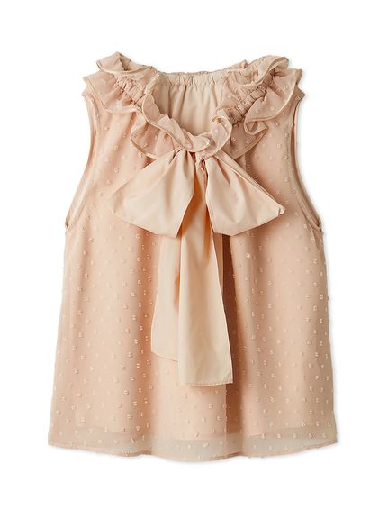 セルフォード　ダークブラウン シフォン リボンブラウス Amazon | [セルフォード] 割線シフォンボウブラウス CWFB244051