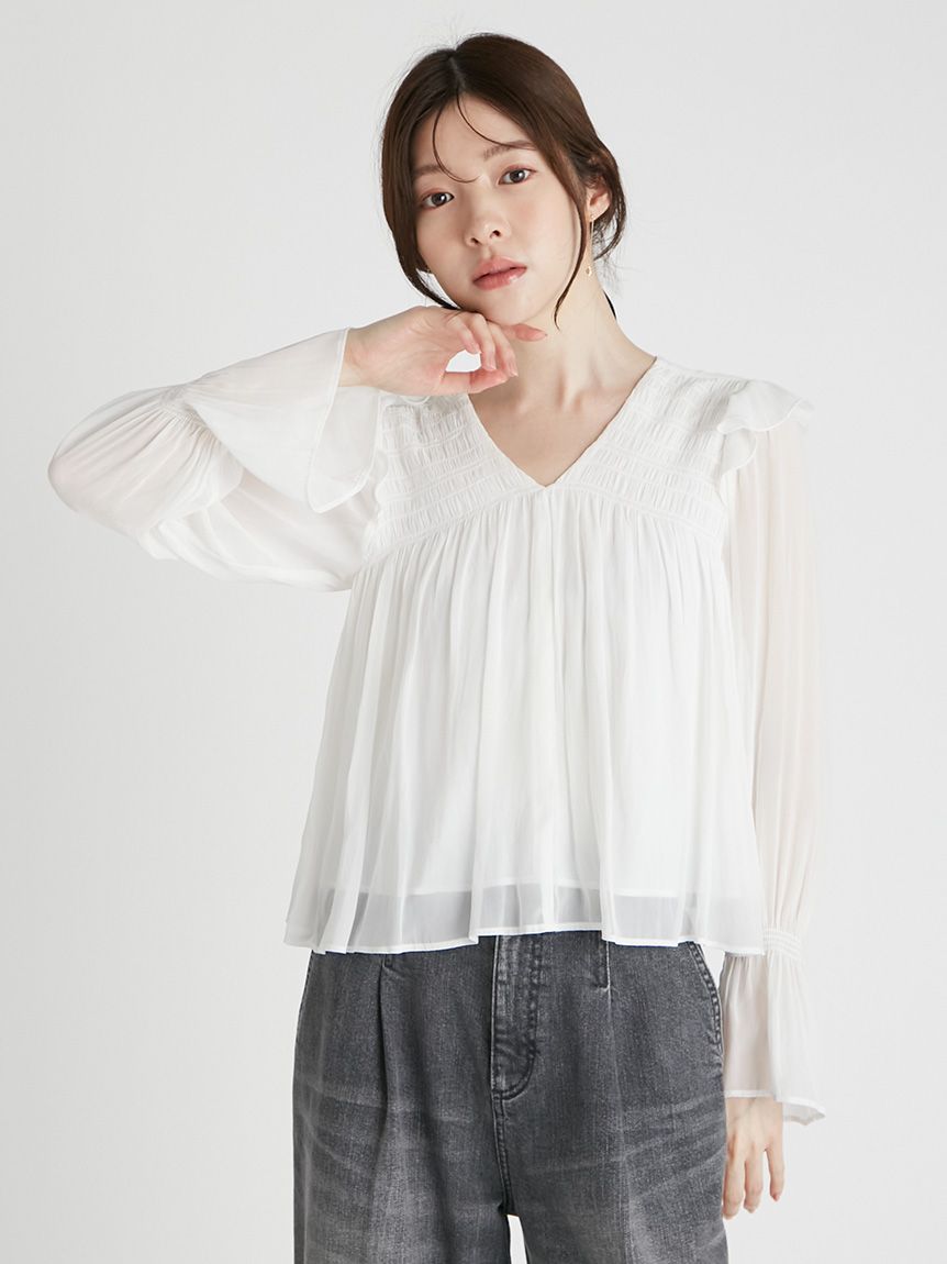 self portrait シャーリングトップ UK6 self portrait シャーリングトップ UK6 self portrait