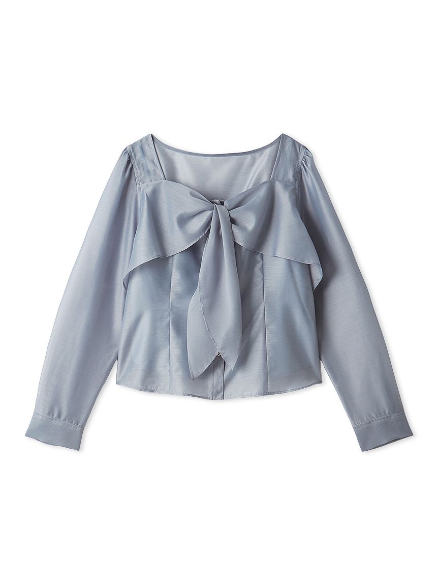 セルフォード　ブラウス　36 ノット付きシアーブラウス(ブラウス・シャツ)｜TOPS（トップス