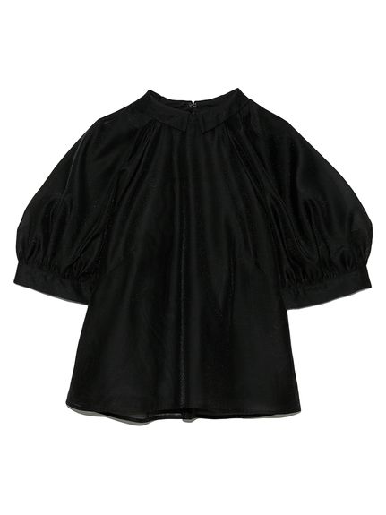 セルフォード　黒 リボン付き長袖ブラウス 22年新作♡セルフォード リボンブラウス 完売品 黒 アナイ ルネ