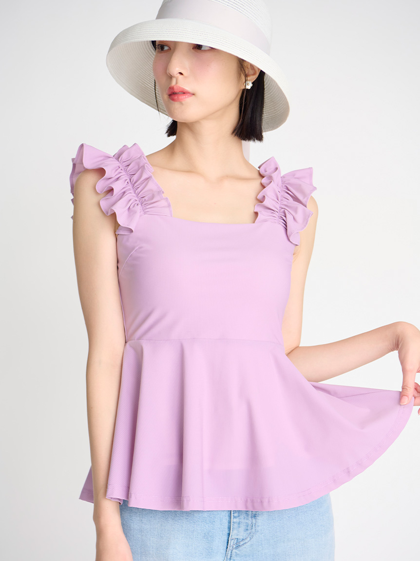 水陸両用可】カップインチュニック(ブラウス・シャツ)｜TOPS（トップス
