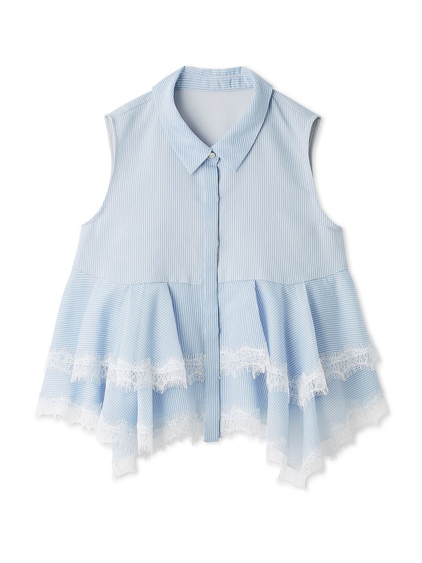Forever21サマーモデル系ペプラム FREAK'S STORE｜サマーニット半袖ペプラムトップス【限定展開