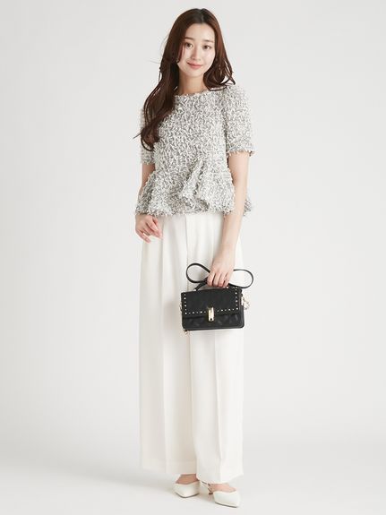 フラッフィーペプラムブラウス(ブラウス・シャツ)｜TOPS（トップス