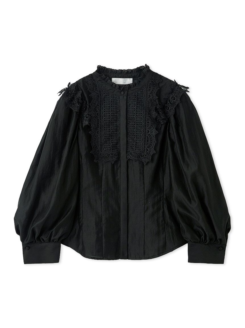レースビブブラウス(シャツ・ブラウス)｜TOPS｜CELFORD（セルフォード 