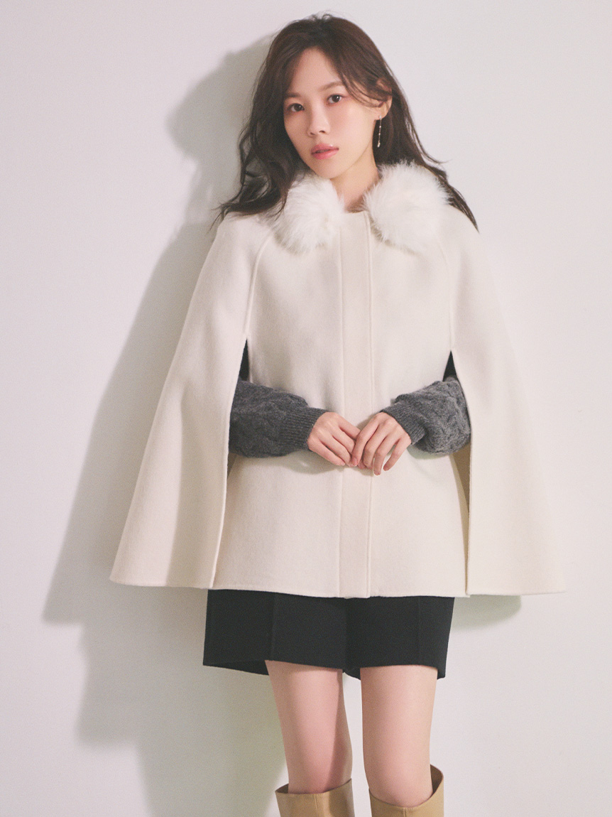 ppさん用 ★CELFORD. エコファー コート ベージュ 38 CELFORD｜ファーポンチョコート | Rakuten Fashion(楽天