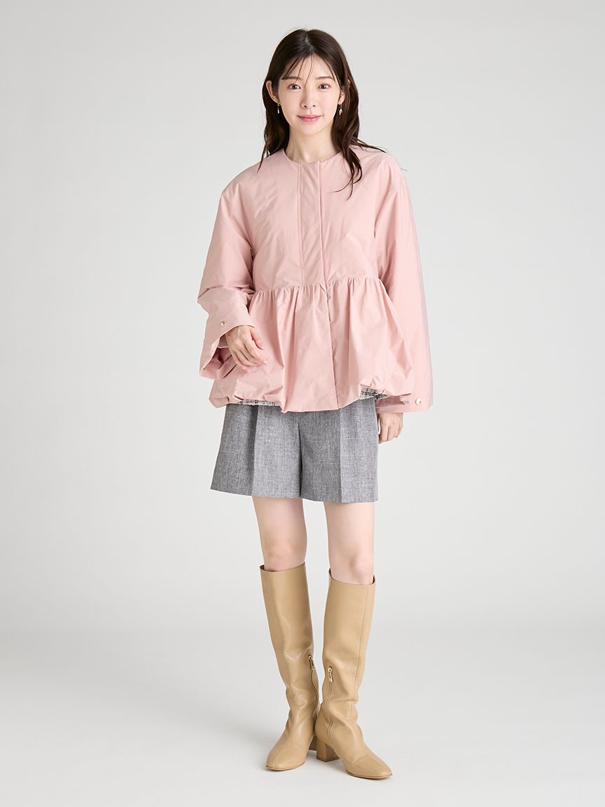 CELFORD ピンク ノーカラージャケット　38 CELFORD｜セルフォードのノーカラージャケット（ピンク/桃色系