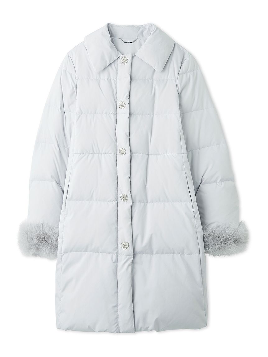 WEB・一部店舗限定】ファースリーブダウンコート(コート)｜OUTER
