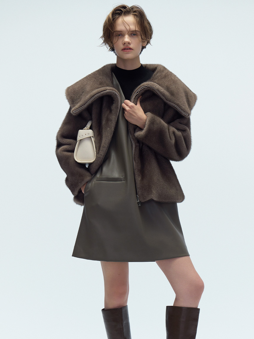 CELFORD ファー付きジャケット 36 ブラック　美品 2025年最新】celford 裾ファーブルゾンの人気アイテム - メルカリ