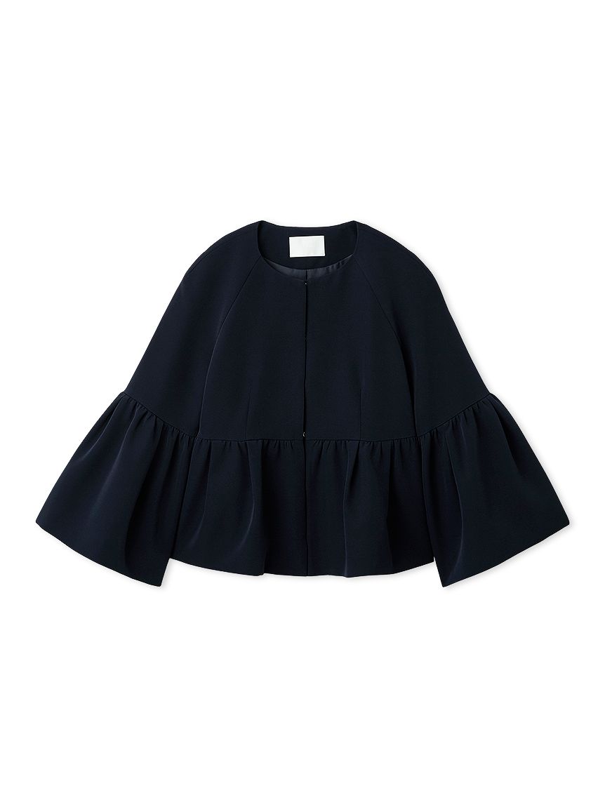 洗える】ベルスリーブペプラムジャケット(ジャケット・ブルゾン