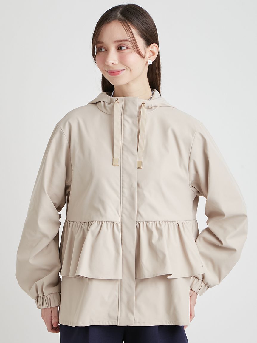 UVカット】ティアードフリル撥水ブルゾン(ジャケット・ブルゾン