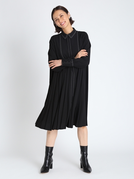 Aラインシャツプリーツワンピース 布帛ワンピース Dress ドレス Celford セルフォード の通販サイト 公式