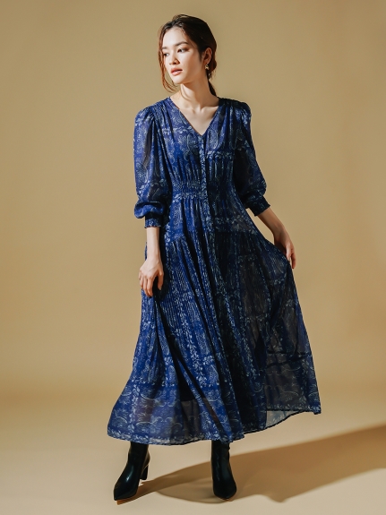 ペイズリーパネルワンピース 布帛ワンピース Dress ドレス Celford セルフォード の通販サイト 公式