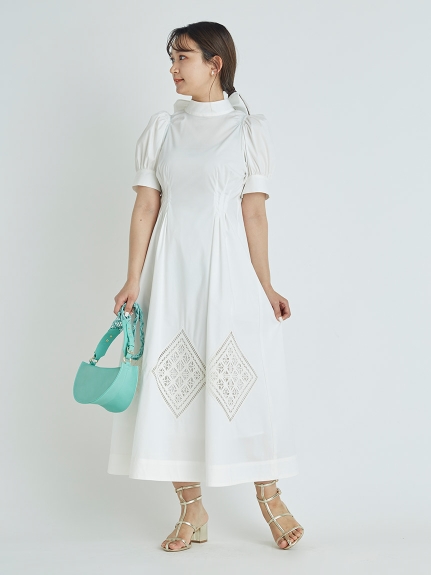 バックリボン刺繍ワンピース 布帛ワンピース Dress ドレス Celford セルフォード の通販サイト 公式