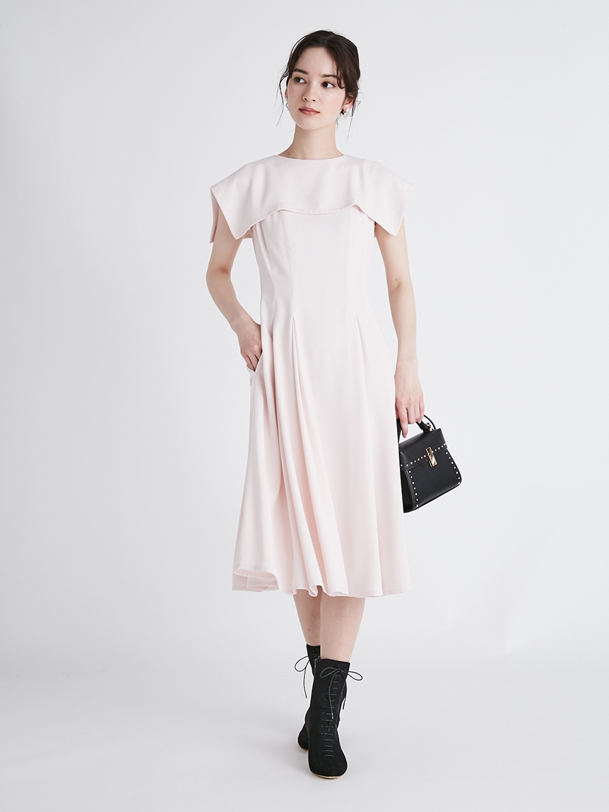 襟付きプリントワンピース 布帛ワンピース Dress ドレス Celford セルフォード の通販サイト 公式