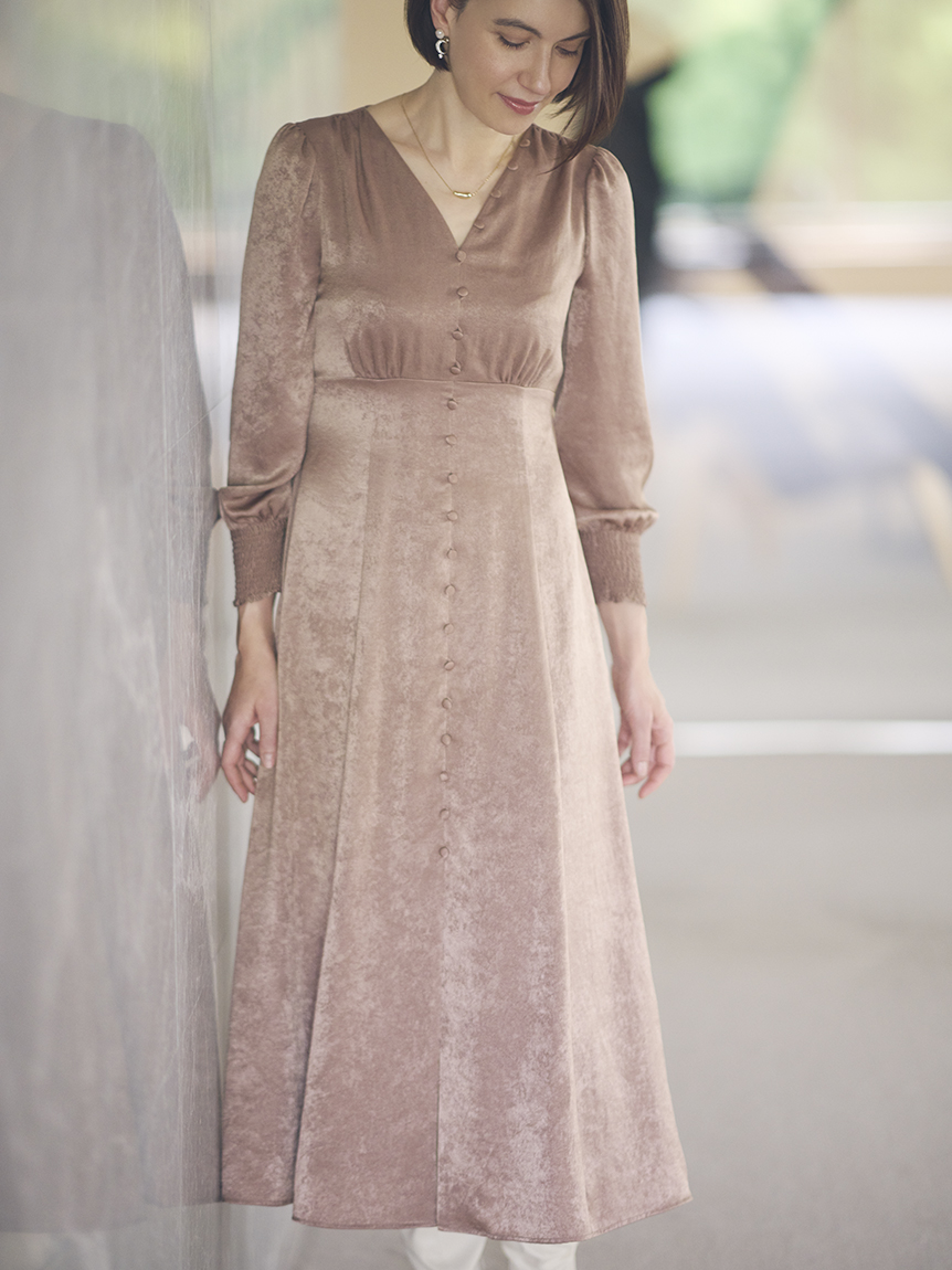 ヴィンテージサテンワンピース 布帛ワンピース Dress ドレス Celford セルフォード の通販サイト 公式