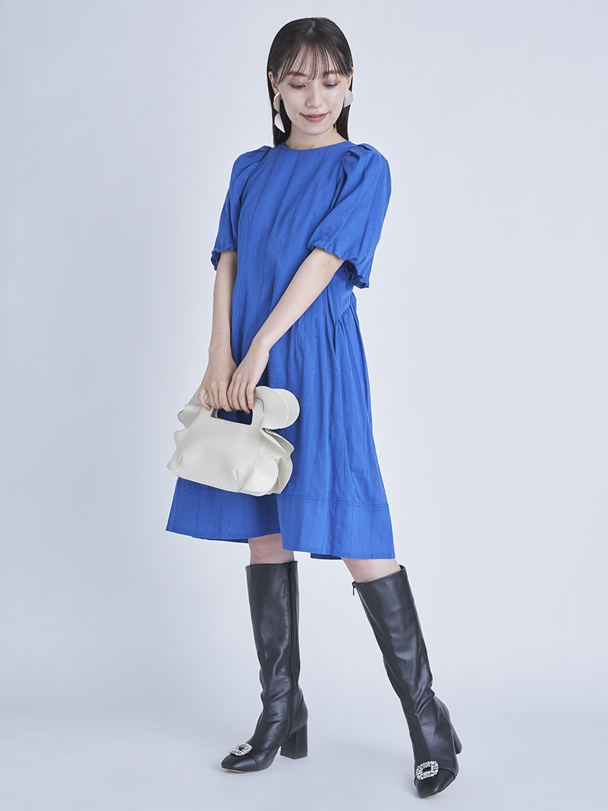 襟付きプリントワンピース 布帛ワンピース Dress ドレス Celford セルフォード の通販サイト 公式